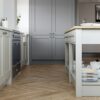 Burleigh Light Grey & Dust Grey 1 from Riley James Kitchens Gloucestershire