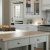 Cherington-painted-porcelain-stone-kitchen-cabinets-canopy - from riley James Kitchens Stroud