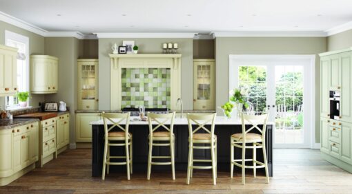 Hampton Painted Ivory and Graphite from Riley James Kitchens stroud