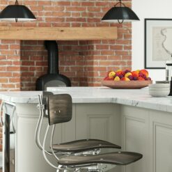Hampton-painted-mussel-kitchen-island from Riley James Kitchens Gloucestershire