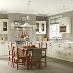 The Kemble Shaker Kitchen - Ivory Main from Riley James Kitchens Stroud