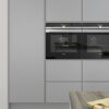 Siddington matte painted light grey kitchen wall unit 1, from Riley James Kitchens Stroud