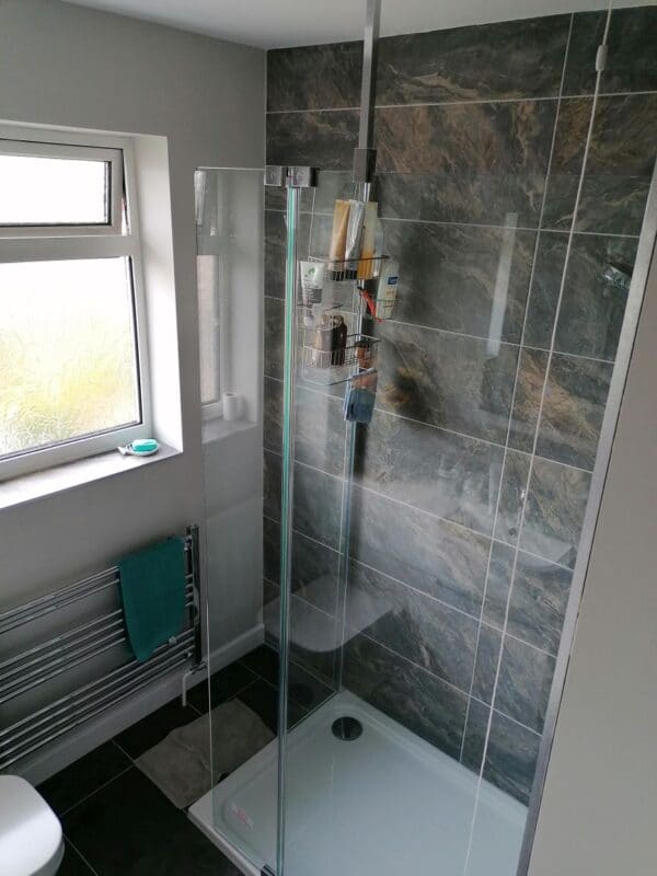 Cam Bathroom - Walk-in shower 1 - from Riley James Bathrooms Stroud