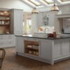 The Burleigh Painted Shaker kitchen, available from Riley Jaems Kitchens Goucestershire