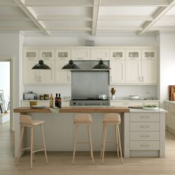The Woodchester Kitchen - Ivory Stone and Lava kitchen hero, from Riley James Kitchens Stroud