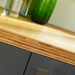 Tuscan Bamboo Worktops, available from Riley James Kitchens Gloucestershire