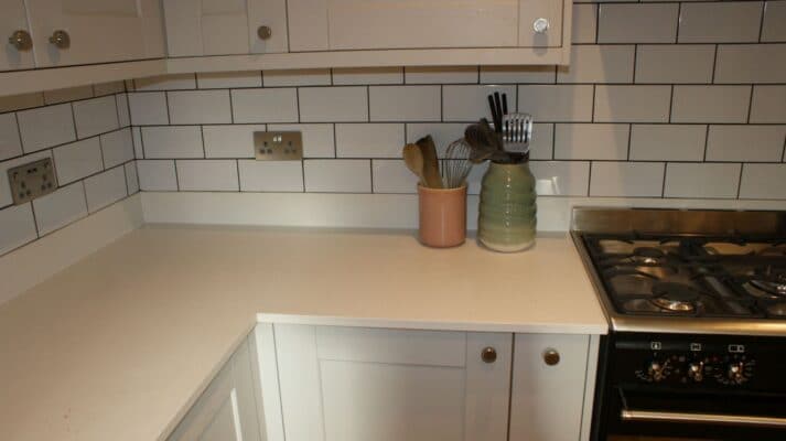 The Kemble Kitchen, Painted Light Grey - Riley James Kitchens, Gloucestershire - Install 1373/3