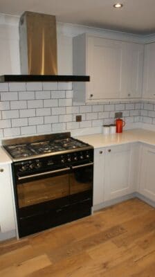 The Kemble Kitchen, Painted Light Grey - Riley James Kitchens, Gloucestershire - Install 1373/7