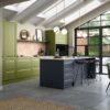 Haresfield Slate Blue, Stone and Citrus Green_Cameo 1_ - By Riley James Kitchens, Gloucestershire