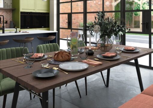 Haresfield Slate Blue, Stone and Citrus Green_Cameo 4_ - By Riley James Kitchens, Gloucestershire