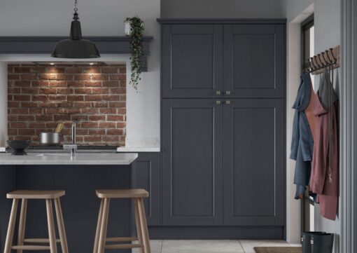 The Kemble Shaker Kitchen in Indigo, from Riley James Kitchens Gloucestershire