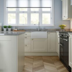 The Kemble Shaker Kitchen in Porcelain, from Riley James Kitchens Gloucestershire