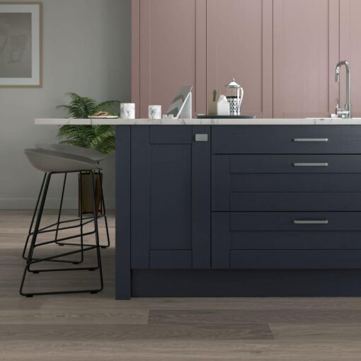 Malborough Vintage Pink and Slate Blue Cameo 3 - by Riley James Kitchens
