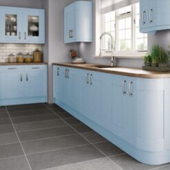 Tewkesbury shaker Kitchen - Painted Blue, from Riley James Kitchens Gloucestershire