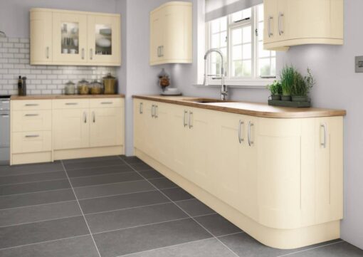 Tewkesbury shaker Kitchen - Painted Cream, from Riley James Kitchens Gloucestershire