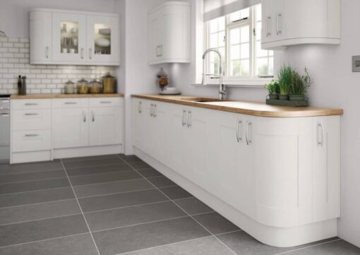 Tewkesbury shaker Kitchen - Painted Light Grey, from Riley James Kitchens Gloucestershire