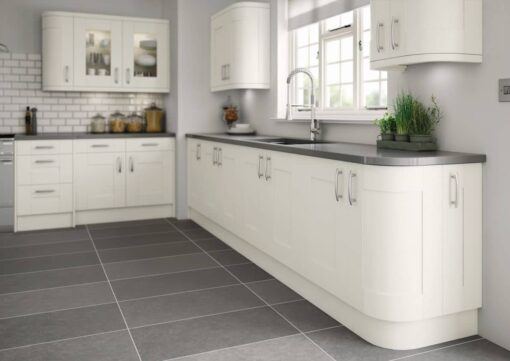 Tewkesbury shaker Kitchen - Painted White, from Riley James Kitchens Gloucestershire