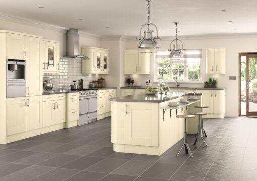 Tewkesbury shaker Kitchen - Painted Ivory, from Riley James Kitchens Gloucestershire