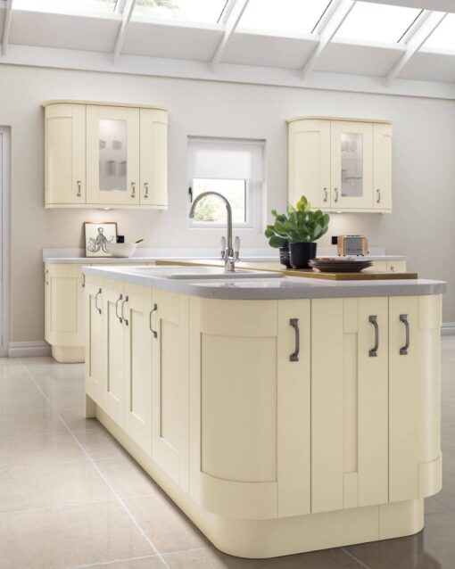 Tewkesbury shaker Kitchen - Mussel, from Riley James Kitchens Gloucestershire