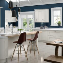 Tewkesbury shaker Kitchen - White, from Riley James Kitchens Gloucestershire