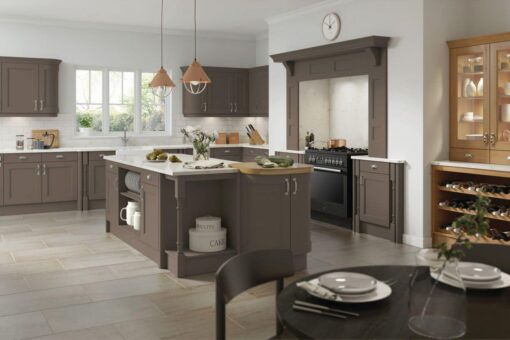 The Woodchester Kitchen, Lava - Riley James Kitchens, Gloucestershire