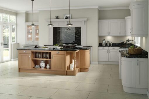 The Woodchester Kitchen, Light Grey - Riley James Kitchens, Gloucestershire