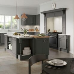 The Woodchester Kitchen, Painted Onyx Grey - Riley James Kitchens, Gloucestershire