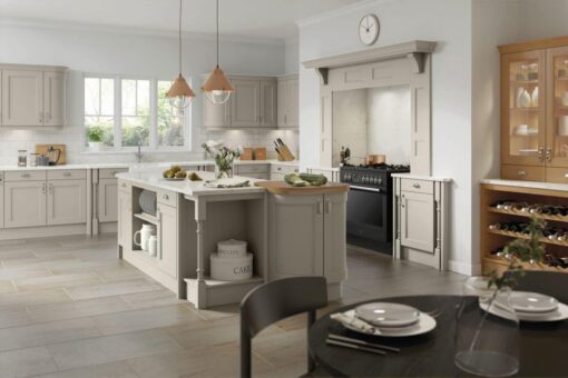 The Woodchester Kitchen, Painted Pebble Grey - Riley James Kitchens, Gloucestershire