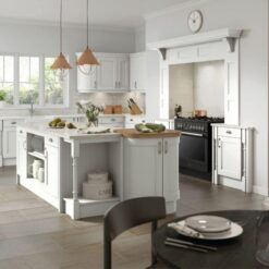 The Woodchester Kitchen, Painted Super White - Riley James Kitchens, Gloucestershire