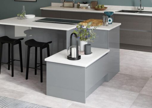 Cerney Gloss Dust Grey - by Riley James Kitchen Gloucestershire