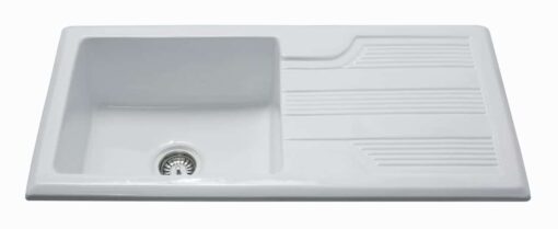 CDA KC23WH Sink - available from Riley James Kitchens, Gloucestershire