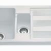 CDA KC24WH Sink - available from Riley James Kitchens, Gloucestershire