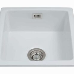 CDA KC42WH Sink - available from Riley James Kitchens, Gloucestershire
