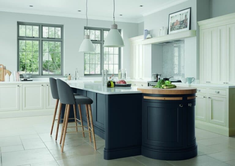 Belgravia, from Kitchen Stori - Porcelain and Slate Blue_Main Shoot