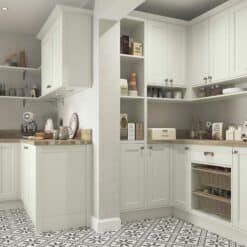 Dawson Shaker Porcelain and Cashmere Cameo 2, from Kitchen Stori - available at Riley James Kitchens Stroud