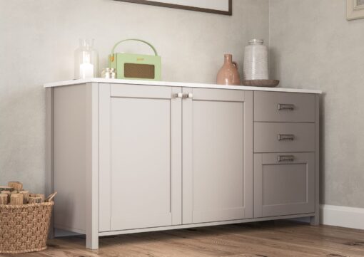 Dawson Shaker Porcelain and Cashmere Cameo 5, from Kitchen Stori - available at Riley James Kitchens Stroud