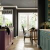 Florence Shaker in Deep Heather and Viridian, Cameo 5 - from Kitchen Stori, available at Riley James Kitchens Stroud