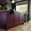 Florence Shaker in Deep Heather and Viridian, Cameo 5 - from Kitchen Stori, available at Riley James Kitchens Stroud