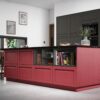 Harborne Graphite and CMS Chicory Red Cameo 1 - from Kitchen Stori, available at Riley James Kitchens Stroud