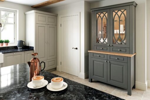 Jefferson Shaker Stone and Gun Metal Grey Cameo 2 - from Kitchen Stori, available at Riley James Kitchens Gloucestershire