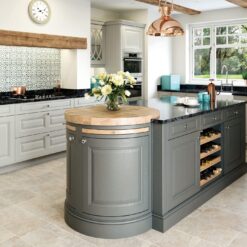 Jefferson Shaker Stone and Gun Metal Grey Cameo 3 - from Kitchen Stori, available at Riley James Kitchens Gloucestershire