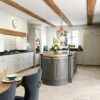 Jefferson Shaker Stone and Gun Metal Grey Main Shot - from Kitchen Stori, available at Riley James Kitchens Gloucestershire