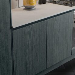 Kelso Pacific Blue, with Zola Matt Marine Cameo 5, a Kitchen Stori Kitchen - available from Riley James Kitchens Gloucestershire