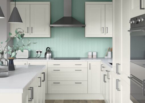 Kensington Shaker Porcelain Cameo 1, from Kitchen Stori - available at Riley James Kitchens Stroud