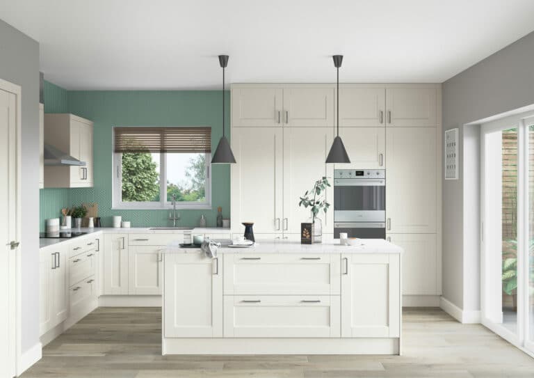 Kensington Shaker Porcelain Main Shot, from Kitchen Stori - available at Riley James Kitchens Stroud