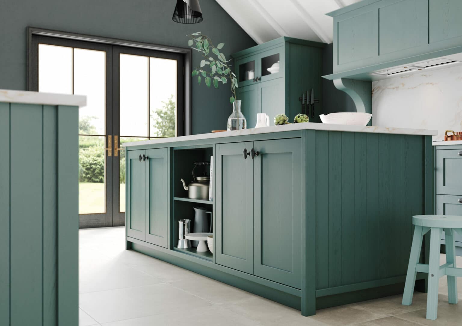 Aldana Viridian kitchen - Stori Kitchens, available at Riley James Kitchens