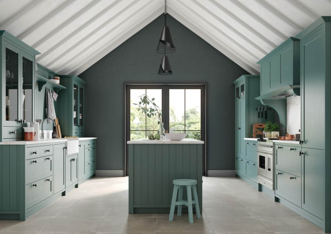 Aldana Viridian bespoke kitchen