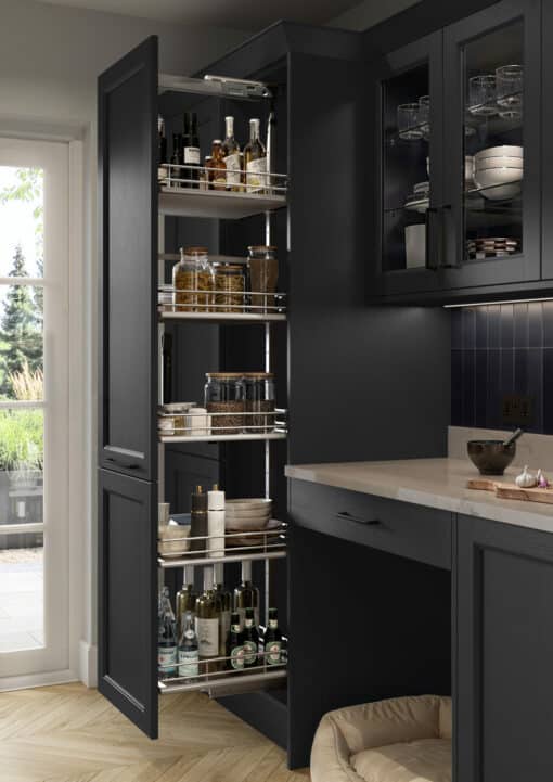 Pembridge Shaker, Indigo, by Stori Kitchens - Tall Larder