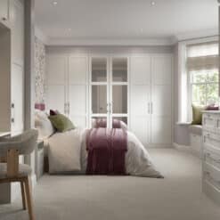 Dawson Shaker Bedroom_Light_Grey_Main Shot_RGB, by Stori Bedrooms - available from Riley James Kitchens