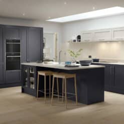 Newcombe Indigo and Light Grey_Cameo 1 - available from Riley James Kitchens